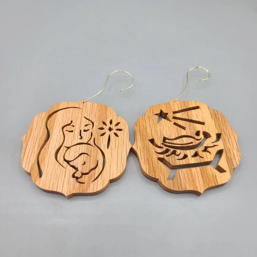 N/A wooden christmas